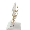 Boucles d'oreilles d'occasion or 750 jaune perles de culture - vue V2