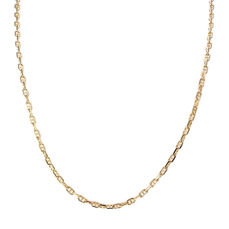 Chaîne d'occasion or 750 jaune maille marine 44 cm - vue 1