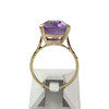 Bague d'occasion or 750 jaune amethyste - vue V3
