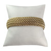 Bracelet souple d'occasion or 750 jaune maille polonaise - vue V1