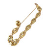 Bracelet d'occasion or 750 jaune floral - vue V3