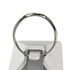 Bague d'occasion or 375 blanc diamant diamant noir - vue V3