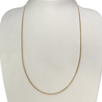 Chaîne d'occasion or 750 jaune maille gourmette