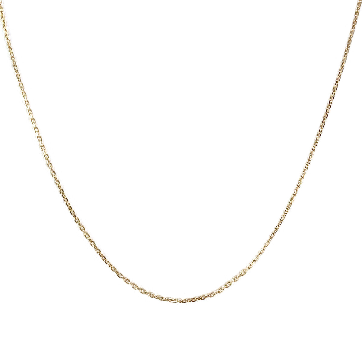 Chaîne d'occasion or 750 jaune maille forçat