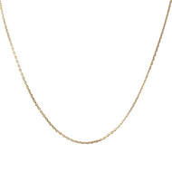 Chaîne d'occasion or 750 jaune maille forçat