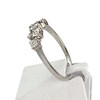 Bague d'occasion or 750 blanc diamant - vue V2