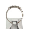 Bague d'occasion or 750 blanc diamant - vue V3
