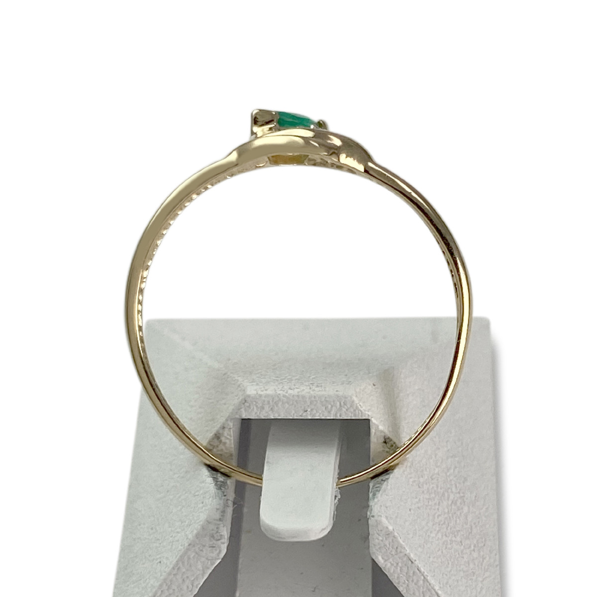 Bague d'occasion or 750 jaune agate - vue 3