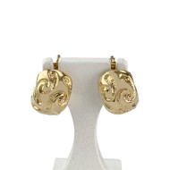 Second-hand earrings 750 yellow gold