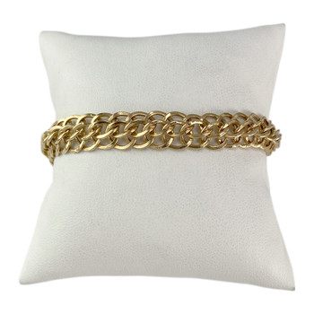 Bracelet d'occasion or 750 jaune 19 cm