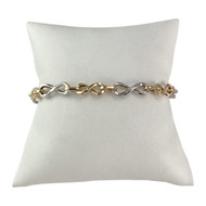 Bracelet d'occasion 2 ors 375 19 cm