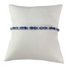 Bracelet d'occasion or 750 blanc saphirs et diamants 18 cm - vue V1