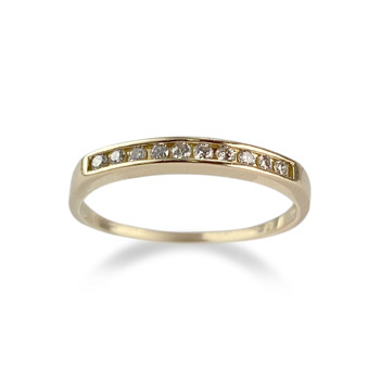 Bague d'occasion or 750 jaune diamant