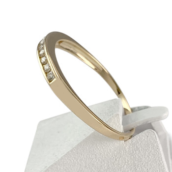 Bague d'occasion or 750 jaune diamant