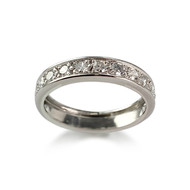 Bague d'occasion platine diamant