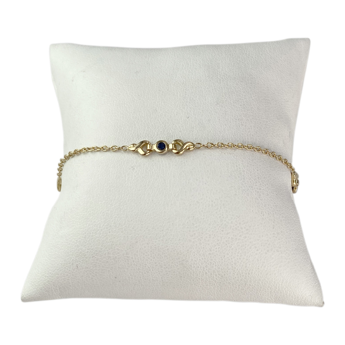 Bracelet d'occasion or 750 jaune saphir