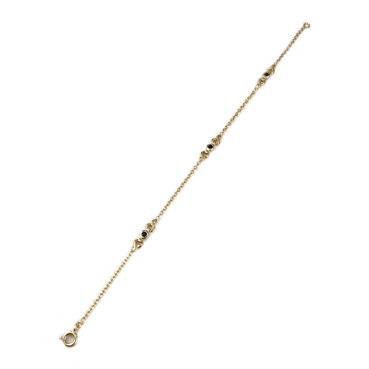 Bracelet d'occasion or 750 jaune saphir - vue 4