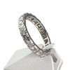 Bague d'occasion Platine 950 tour complet diamant - vue V2