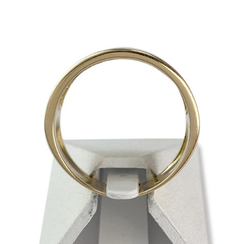 Second-hand gold 750 yellow diamond ring