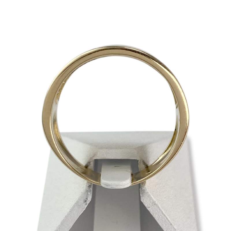 Bague d'occasion or 750 jaune diamant - vue 3