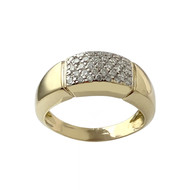 Bague d'occasion or 750 jaune diamant