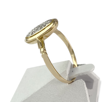 Bague d'occasion or 750 jaune diamant