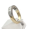 Bague d'occasion or 750 2 tons diamant - vue V2