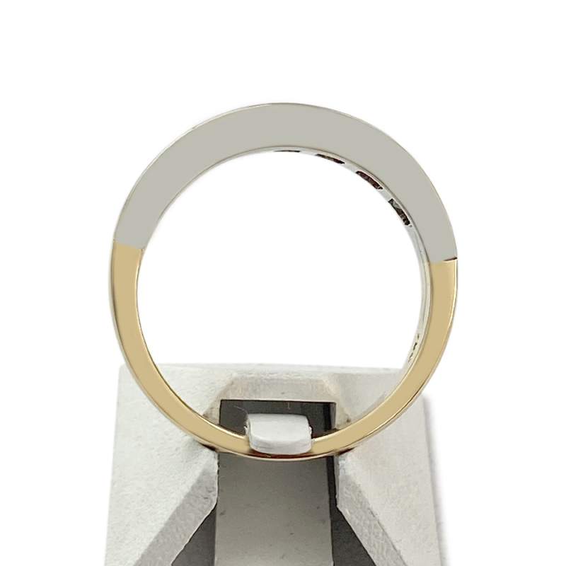 Bague d'occasion or 750 2 tons diamant - vue 3