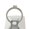 Solitaire d'occasion or 750 blanc diamant - vue V3