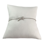 Bracelet MAUBOUSSIN d'occasion or 750 blanc diamant - vue 1