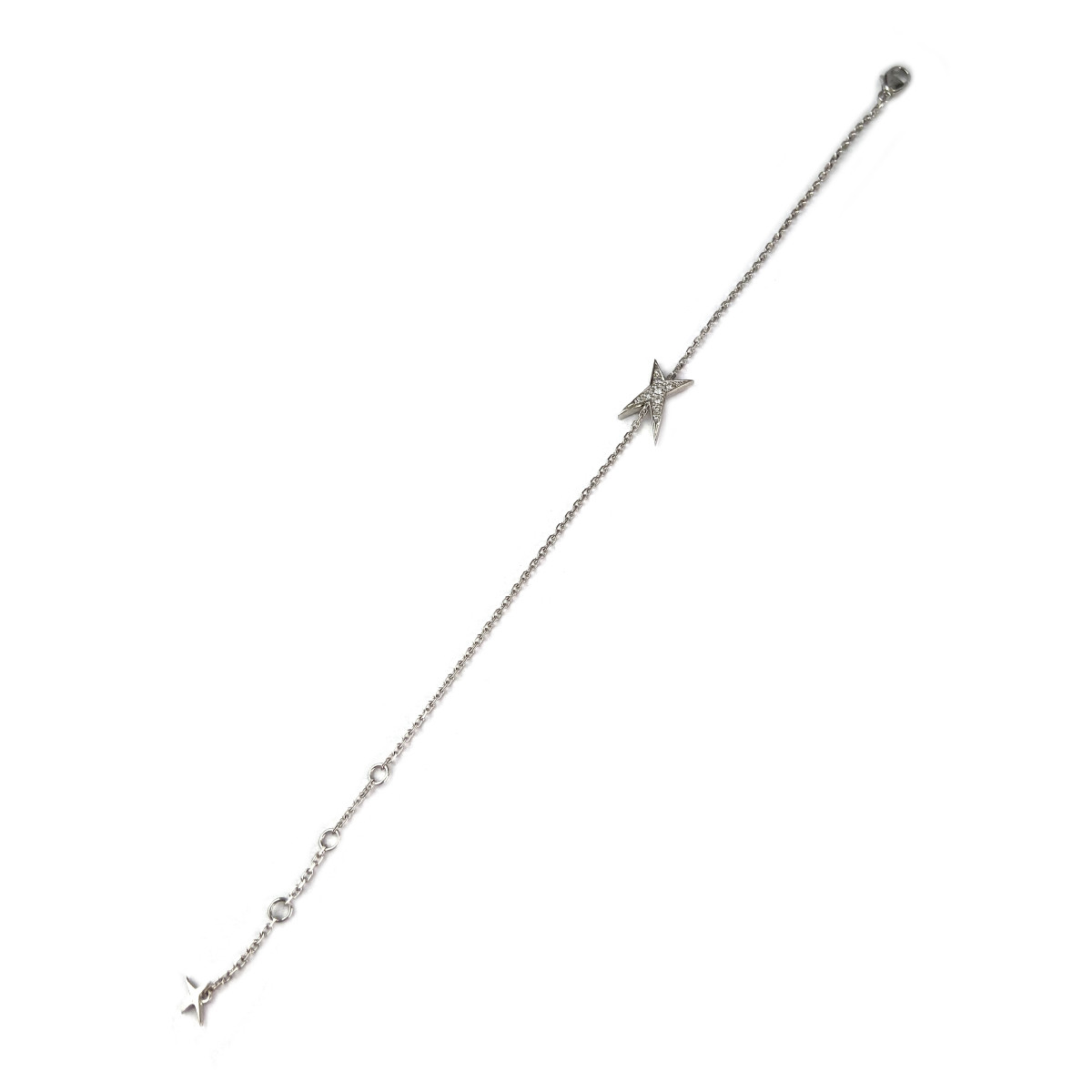 Bracelet MAUBOUSSIN d'occasion or 750 blanc diamant - vue 2