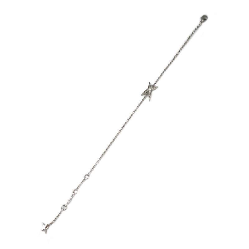 Bracelet MAUBOUSSIN d'occasion or 750 blanc diamant - vue 2