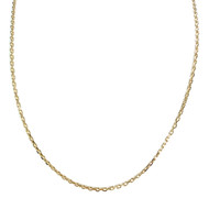 Chaîne d'occasion or 750 jaune maille forçat