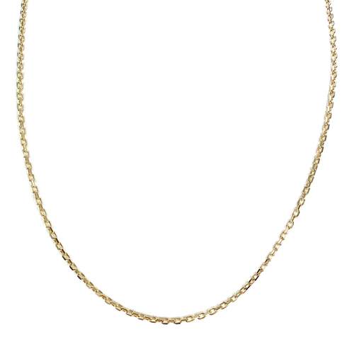 Chaîne d'occasion or 750 jaune maille forçat 50 cm