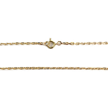 Secondhand gold chain 750 yellow forçat mesh 50 cm