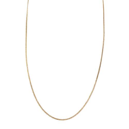 Chaîne d'occasion or 750 jaune maille forçat 57 cm