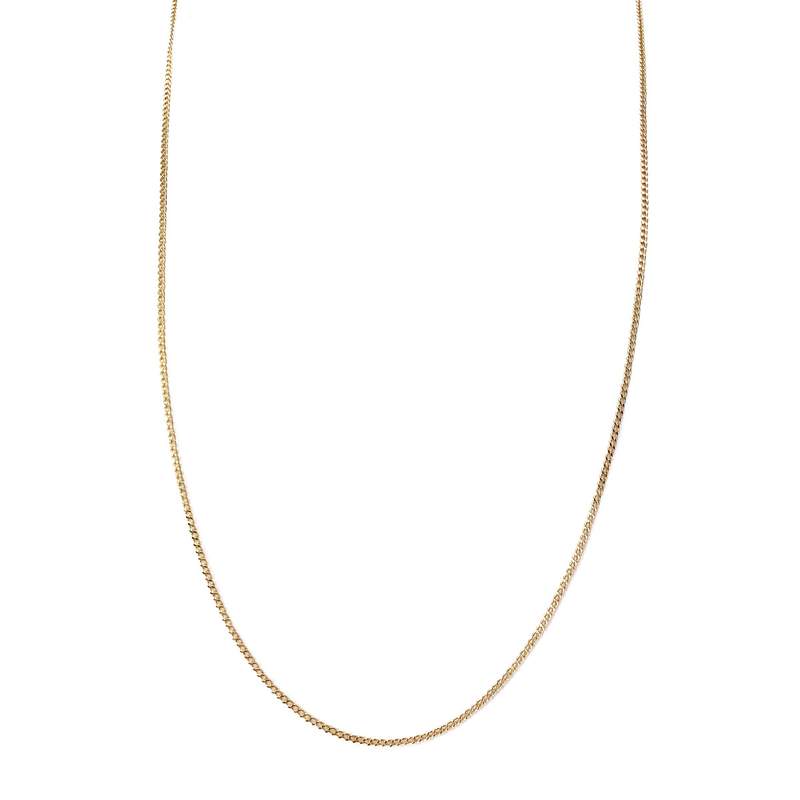 Chaîne d'occasion or 750 jaune maille forçat 57 cm - vue 1