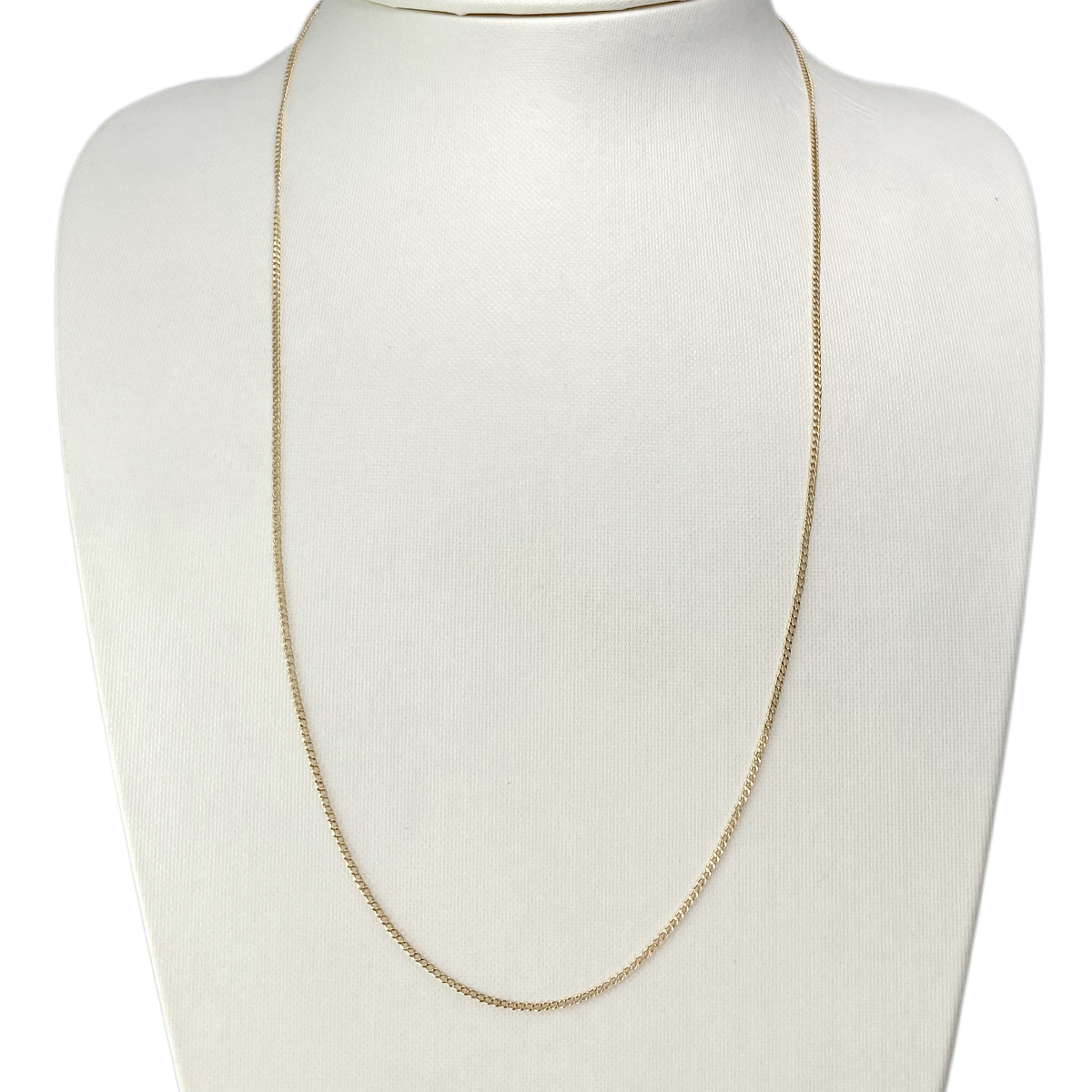 Secondhand gold chain 750 yellow mesh forçat 57 cm - view 2