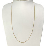 Secondhand gold chain 750 yellow mesh forçat 57 cm - view 2