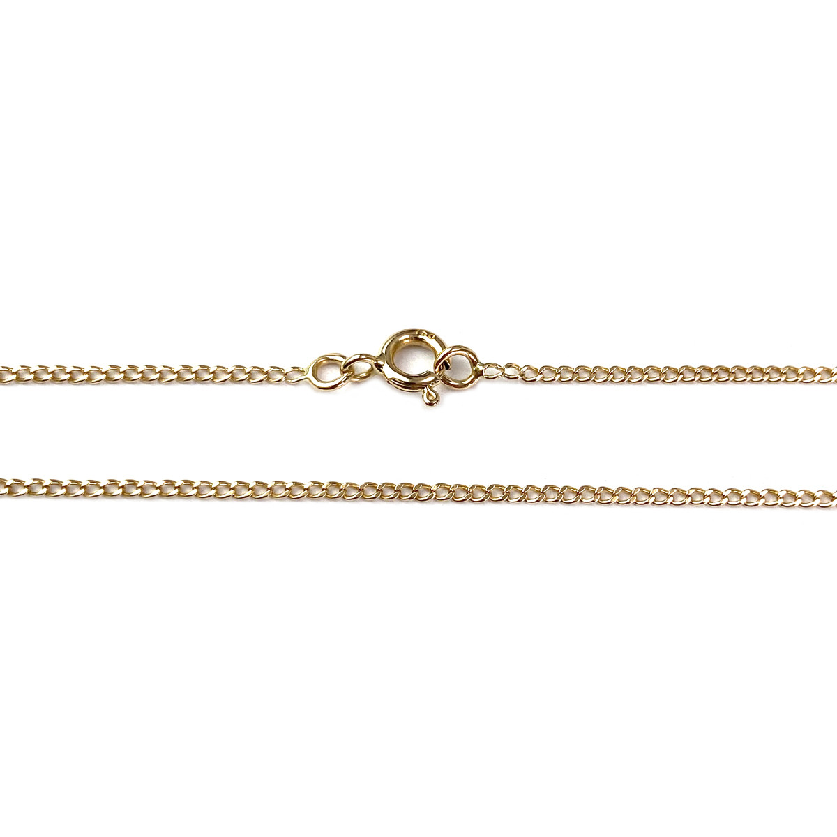 Secondhand gold chain 750 yellow mesh forçat 57 cm - view 3
