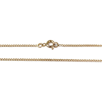 Secondhand gold chain 750 yellow forçat mesh 57 cm