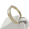 Bague d'occasion or 750 2 ors diamants - vue V2