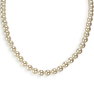 Collier d'occasion or 750 jaune perle de culture du japon