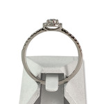 Bague d'occasion or 750 blanc diamant - vue 3