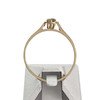 Solitaire d'occasion or 750 jaune diamant - vue V3