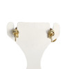 Boucles d'oreilles d'occasion or 750 jaune diamant - vue V3