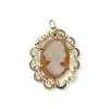 Pendentif d'occasion or 750 jaune camee - vue V1