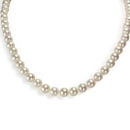 Collier d'occasion or 750 jaune perle de culture du japon