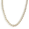 Collier d'occasion or 750 jaune perle de culture du japon - vue V1