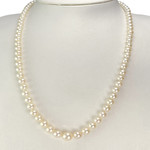 Collier d'occasion or 750 jaune perle de culture du japon - vue 2